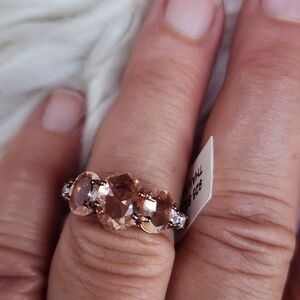 Palm Beach‎ Rose Gold Morganite Ring. 7